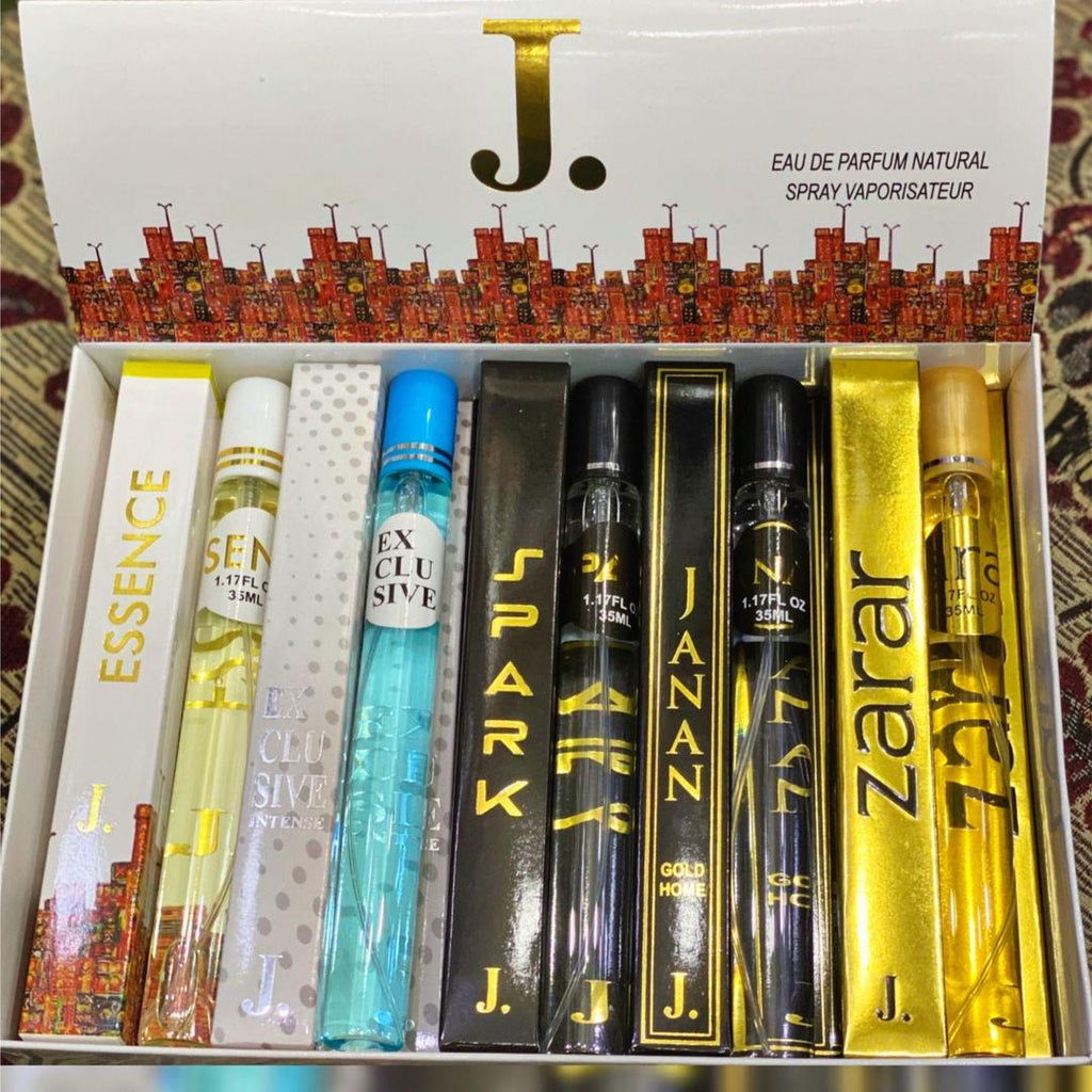 pack of 5 pocket size j. perfume bundle